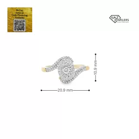 10K Gold 0.25 CTW Ladies Diamond Ring