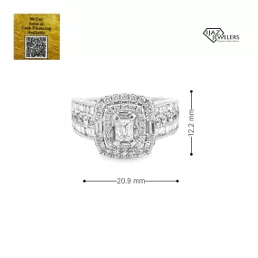 14K White Gold 1.75 CTW Diamond Ladies Ring