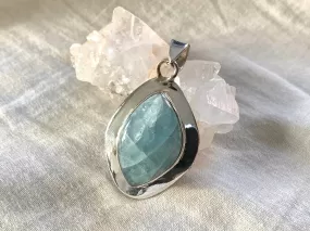 Aquamarine Medea Pendant - Marquise