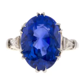 Edwardian Sapphire & Diamond Ring