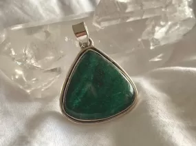 Green Aventurine Brea Pendant - Reg. Chunky Drop