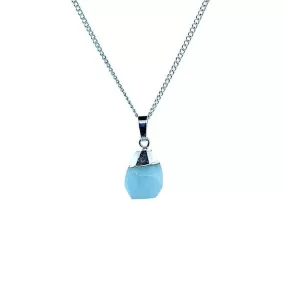 Raw Aquamarine Necklace