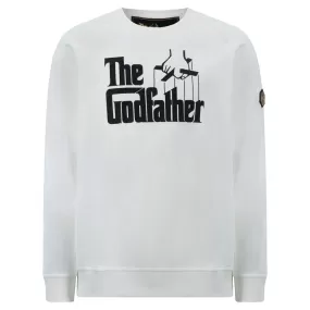 The Godfather Unisex Sweatshirt Raglan Sleeve - WHITE/BLACK