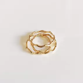 Wavy rings set (R181)