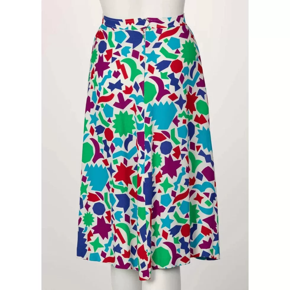 YVES SAINT LAURENT Matisse Inspired Skirt | Size 44